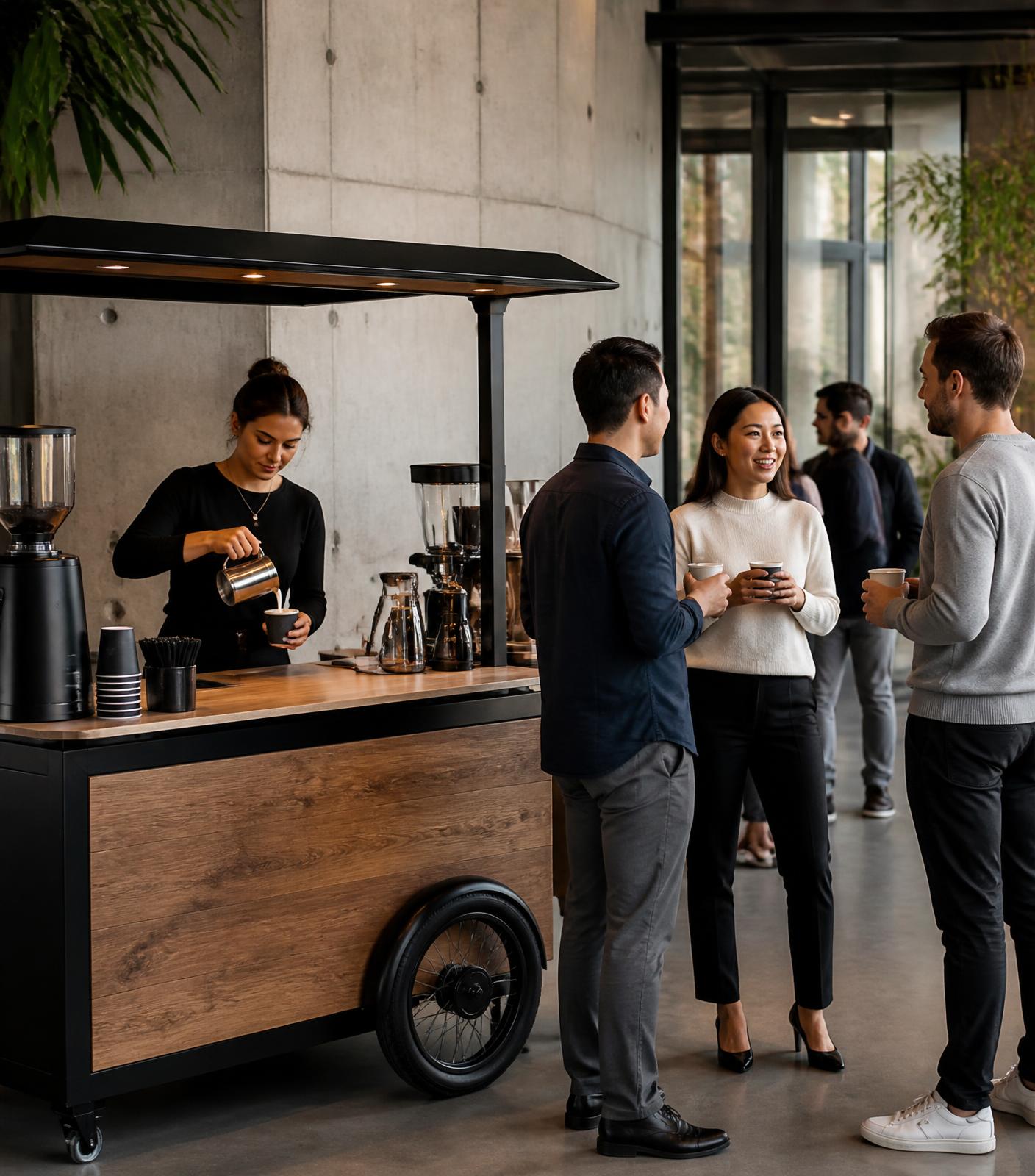 Mobile Coffee Cart Pop-Ups